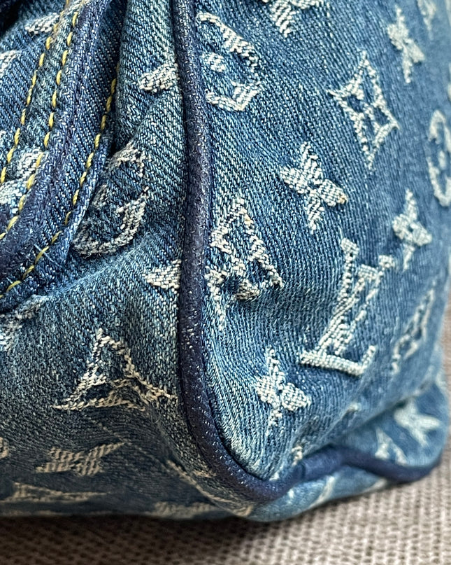 Preloved Authentic Louis Vuitton Neo Speedy Monogram Denim Handbag