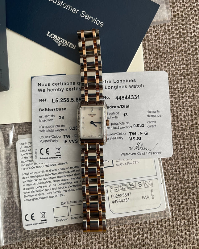 Preloved Authentic Preloved Authentic Longines DolceVita Diamond Watch
