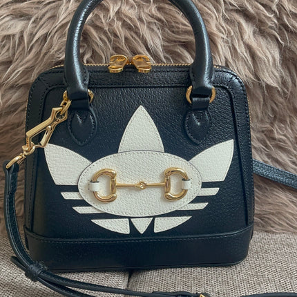 Preloved Authentic Gucci x Adidas Horsebit 1955 Mini Bag