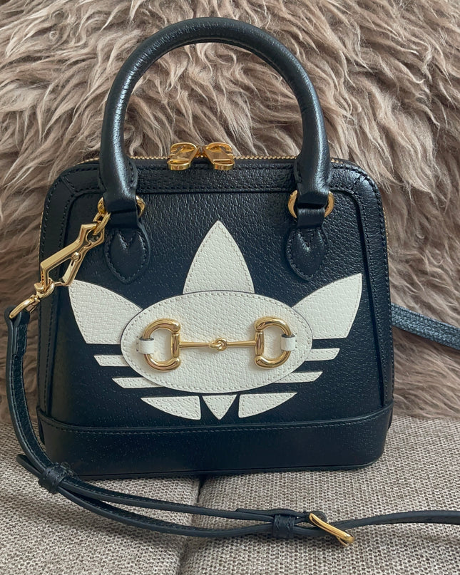 Preloved Authentic Gucci x Adidas Horsebit 1955 Mini Bag