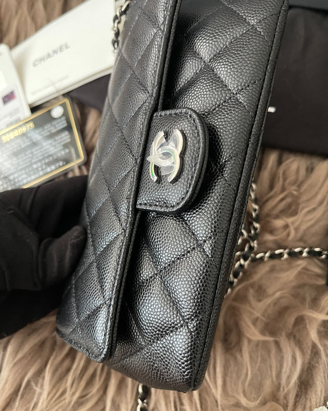 Preloved Authentic Chanel Glasses Case with Chain