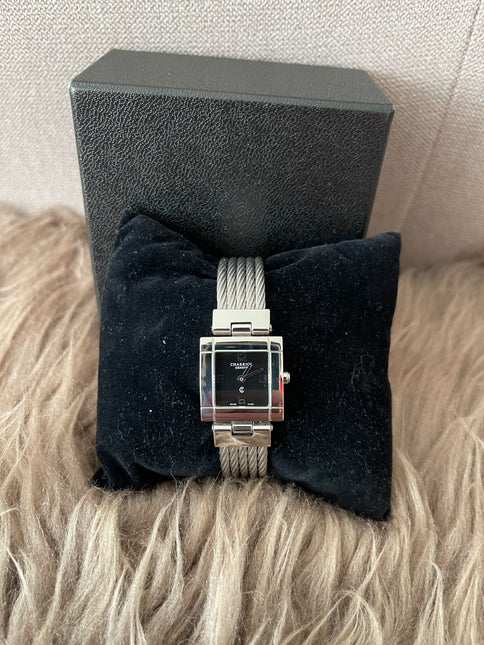 Preloved Authentic Charriol Celtic Square Stainless Steel Watch