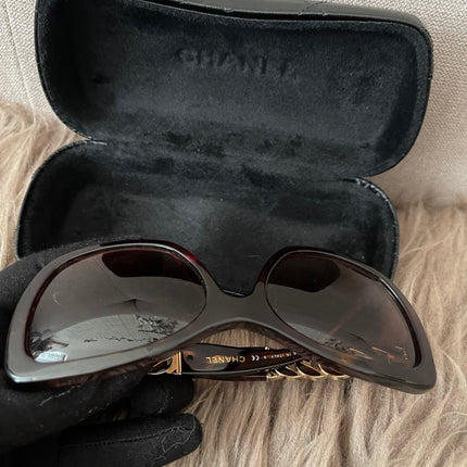 Preloved Authentic Chanel Square Chain Sunglasses