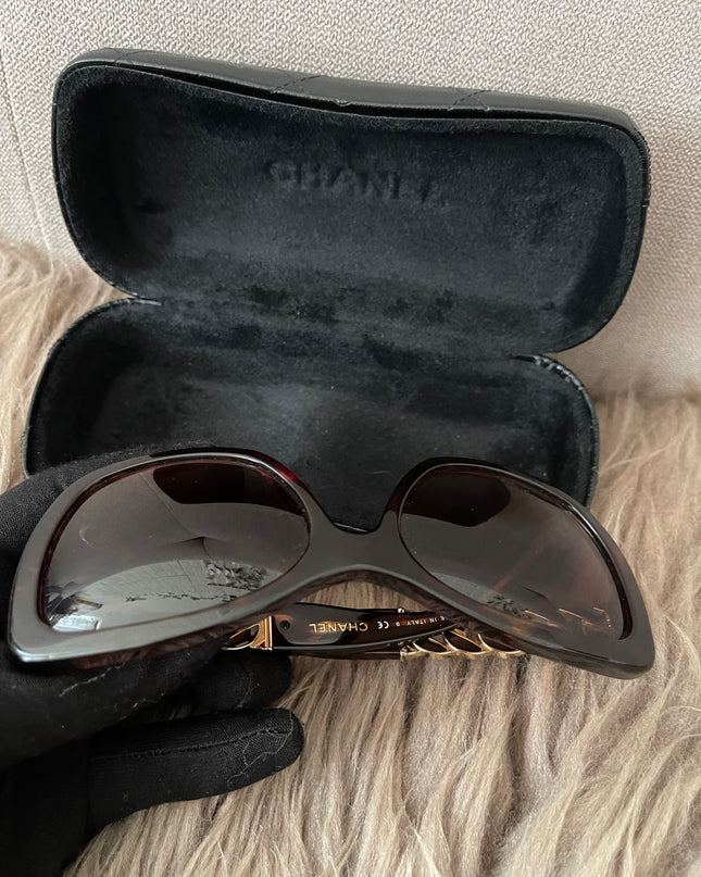 Preloved Authentic Chanel Square Chain Sunglasses
