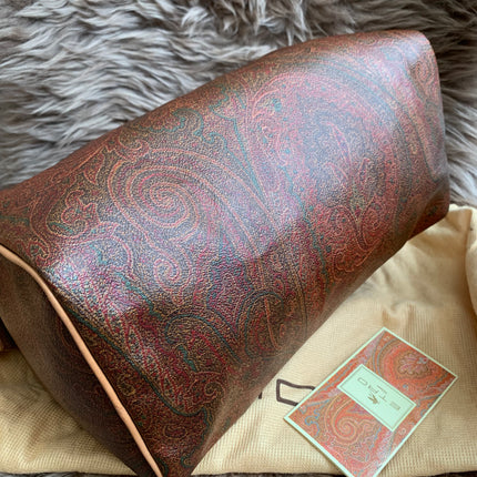 ETRO Paisley jacquard Boston bag