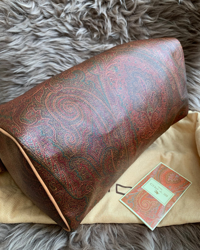 ETRO Paisley jacquard Boston bag