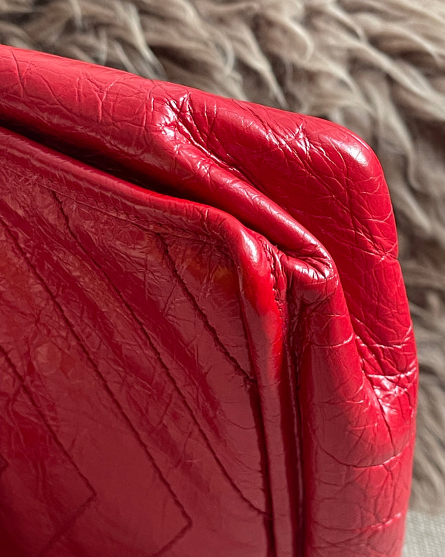 Preloved Authentic Saint Laurent Niki Baby Shoulder Bag — Red