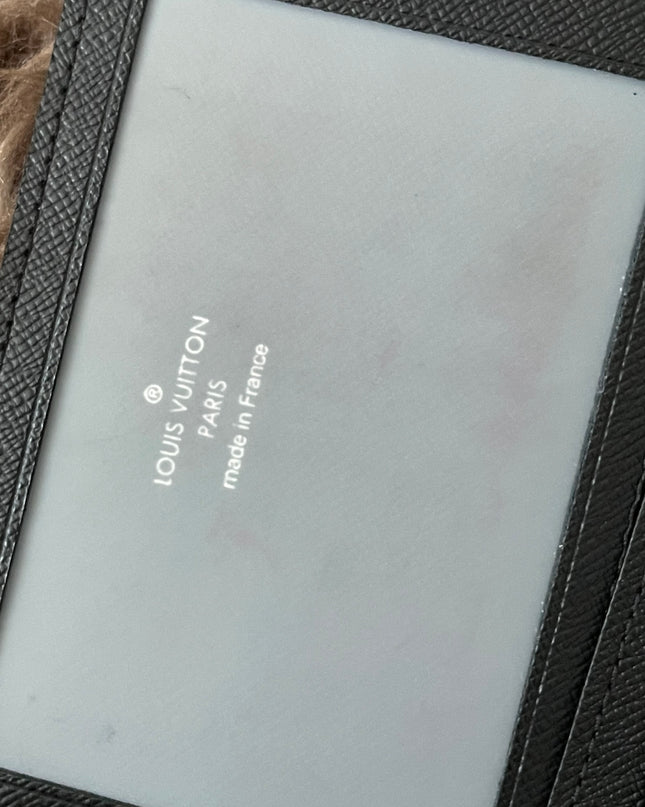 Preloved Authentic Rank A- Louis Vuitton Damier Graphite long wallet with removable insert