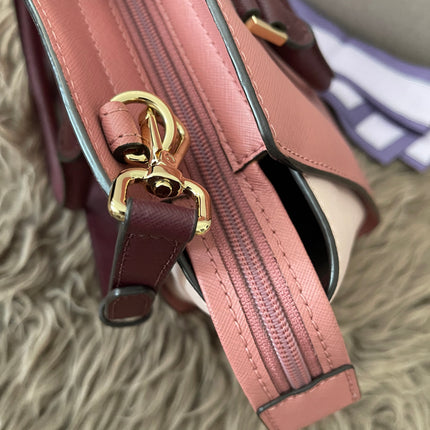Preloved Authentic Michael Kors Selma Saffiano Leather Medium Satchel