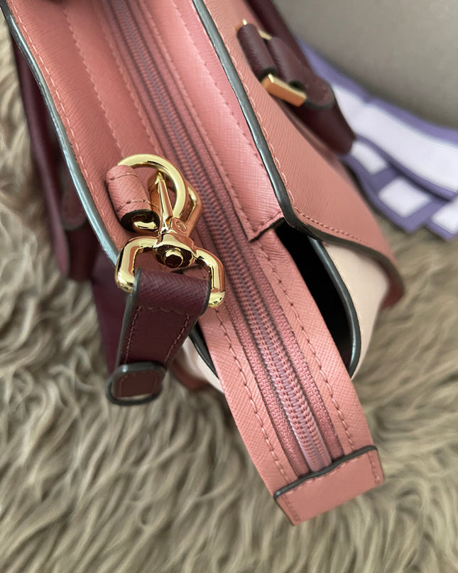 Preloved Authentic Michael Kors Selma Saffiano Leather Medium Satchel
