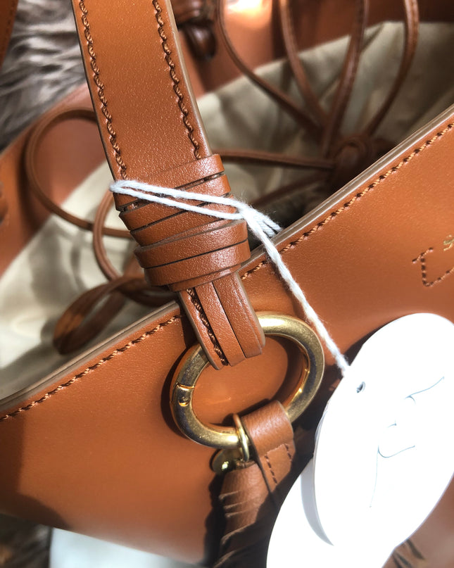 Preloved SEE BY CHLOÉ Cecilia Fringed Leather Bucket Bag