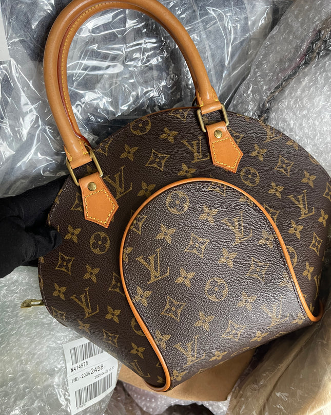 BIG DROP! Preloved Louis Vuitton 2000 Ellipse PM handbag w/provided strap