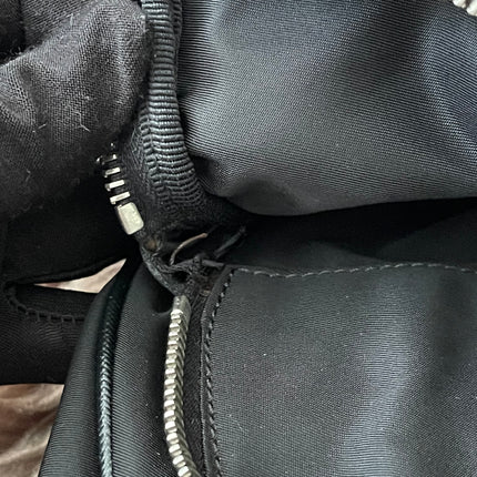 Preloved Authentic  Prada Tessuto Nylon and Saffiano Leather Messenger Bag