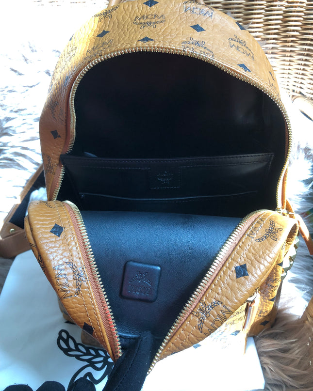 Preloved  MCM Stark Side Studs Backpack