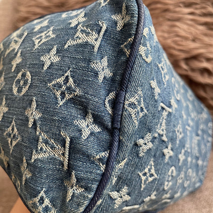 Preloved Authentic Louis Vuitton Neo Speedy Monogram Denim Handbag