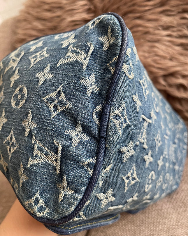 Preloved Authentic Louis Vuitton Neo Speedy Monogram Denim Handbag