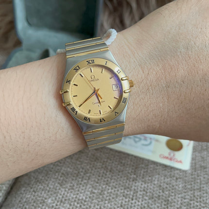 Preloved Authentic Omega Constellation Two-Tone 36mm