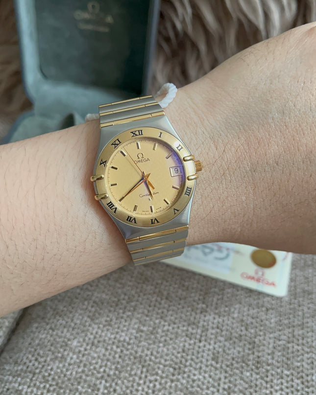 Preloved Authentic Omega Constellation Two-Tone 36mm