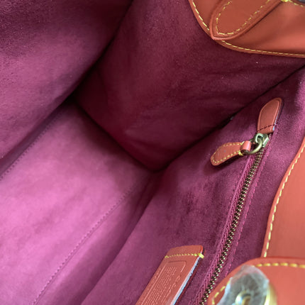 COACH Field Tote in Signature Canvas with Horse & Carriage Print