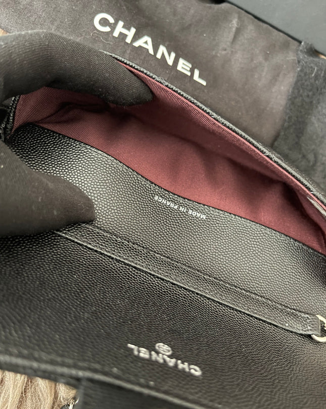 Preloved Authentic Chanel Glasses Case with Chain