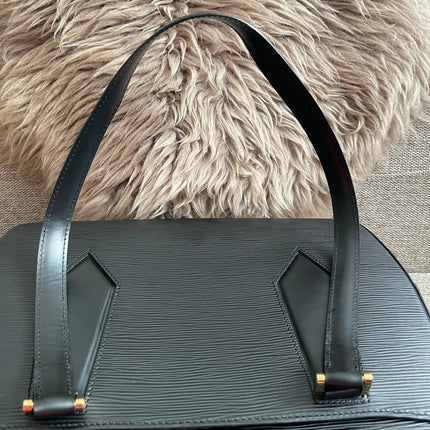 Preloved Authentic Louis Vuitton Epi Leather Sablon Shoulder Bag – Black