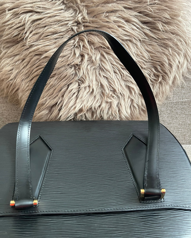 Preloved Authentic Louis Vuitton Epi Leather Sablon Shoulder Bag – Black
