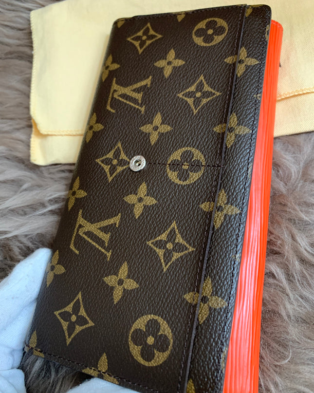 Louis Vuitton Monogram Orange Marie-Lou Wallet