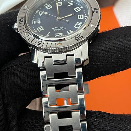 Preloved Authentic Rank A Hermes Clipper CL7.710 38mm Watch