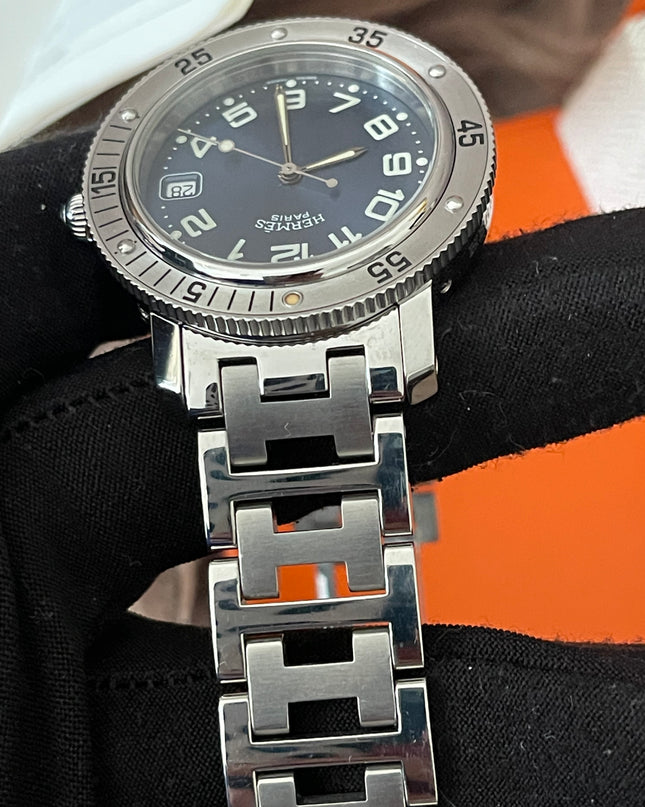 Preloved Authentic Rank A Hermes Clipper CL7.710 38mm Watch