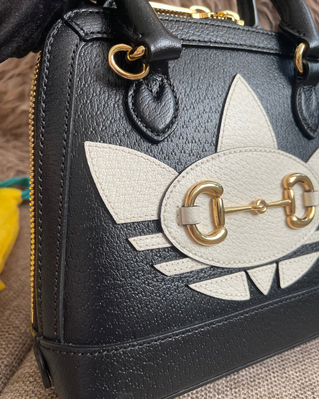 Preloved Authentic Gucci x Adidas Horsebit 1955 Mini Bag