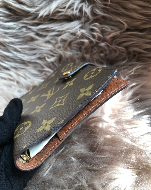 Louis Vuitton Preloved 2003 Agenda PM notebook cover monogram