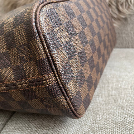 Preloved Authentic Louis Vuitton Neverfull PM — Damier Ebène Canvas