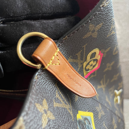Preloved Authentic Louis Vuitton NéoNoé BB — Monogram Love Lock (Limited Edition)