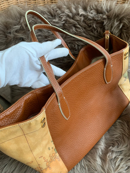 Alviero Prima Classe Leather Tote Bag