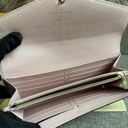 Preloved Authentic Louis Vuitton Sarah Wallet in Damier Ebene