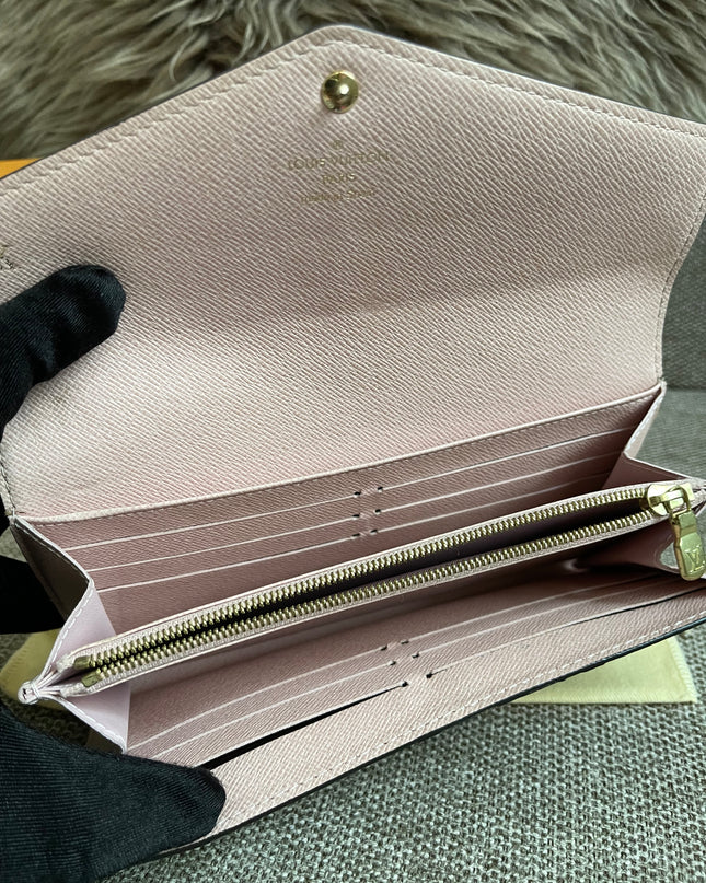 Preloved Authentic Louis Vuitton Sarah Wallet in Damier Ebene