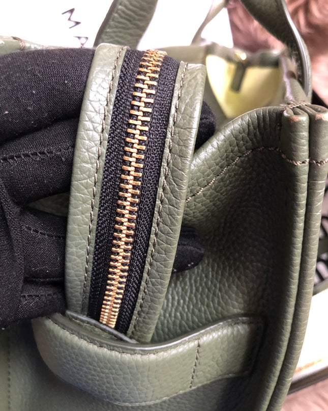 Preloved Marc Jacobs the medium leather tote bag in Green
