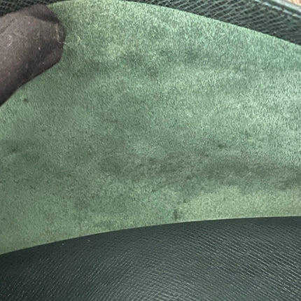 Preloved Authentic Louis Vuitton Green Taiga Leather Reporter PM Messenger Bag