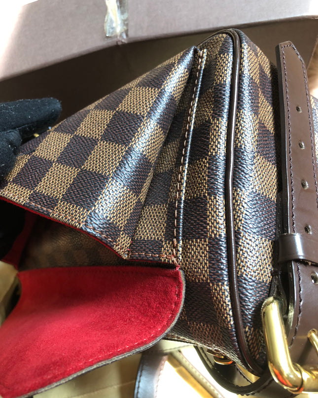 Preloved Louis Vuitton Brown Damier Ebene  Ravello GM