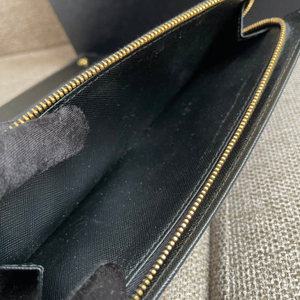 Preloved Authentic Prada Organizer Wallet — Saffiano Leather
