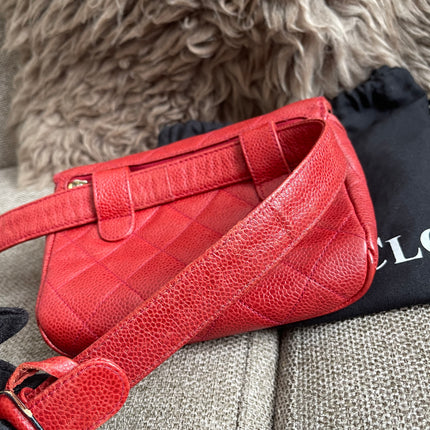 Preloved Authentic Chanel Vintage Quilted Waist Bag