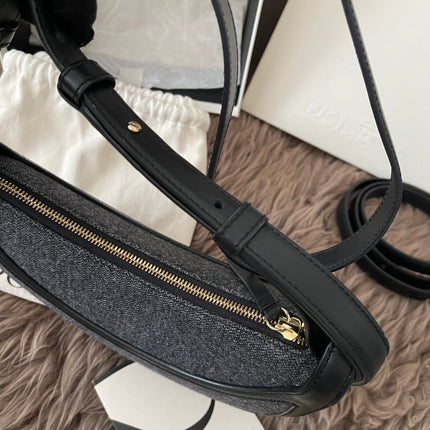Preloved Authentic Polène Numéro Dix Grained Black Edition Calfskin