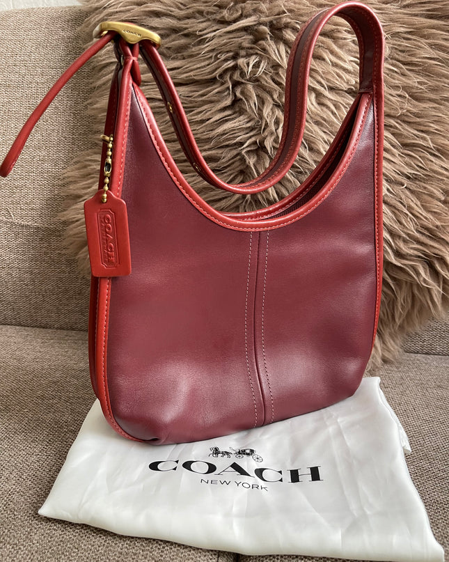 Preloved Authentic Coach Ergo Shoulder Bag in Deep Red
