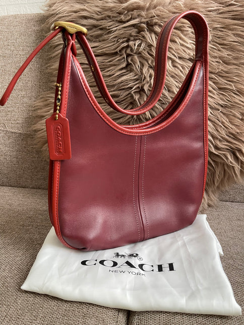 Preloved Authentic Coach Ergo Shoulder Bag in Deep Red