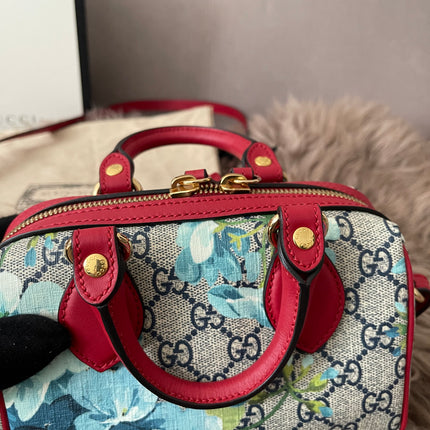 Preloved Authentic Gucci GG Blooms Mini Boston Bag