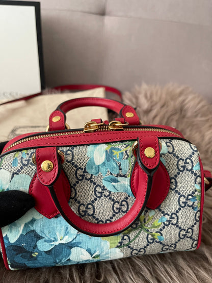 Preloved Authentic Gucci GG Blooms Mini Boston Bag