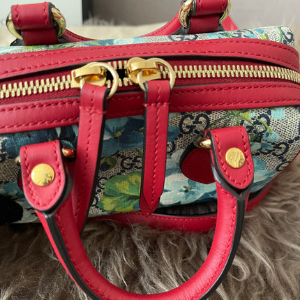 Preloved Authentic Gucci GG Blooms Mini Boston Bag