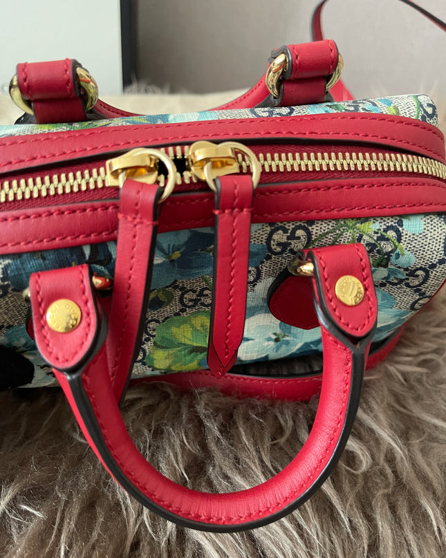 Preloved Authentic Gucci GG Blooms Mini Boston Bag