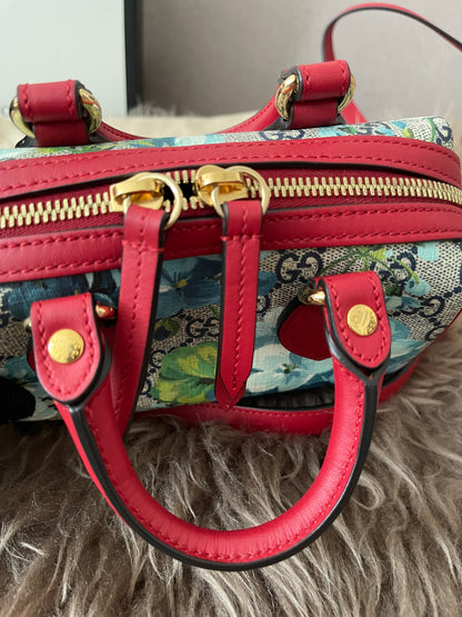 Preloved Authentic Gucci GG Blooms Mini Boston Bag
