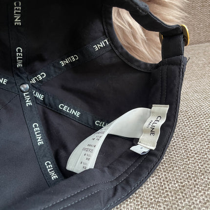 Preloved AuthenticCeline Embroidered Logo Baseball Cap – Black